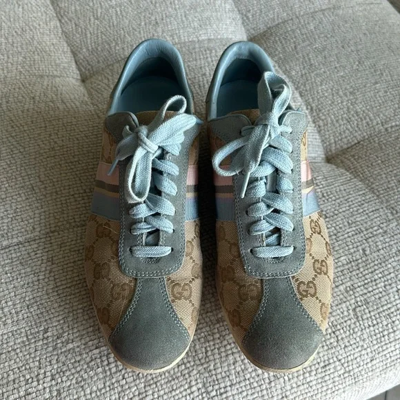 GUCCI Ladies Sneakers size 36.5 - Picture 3 of 7